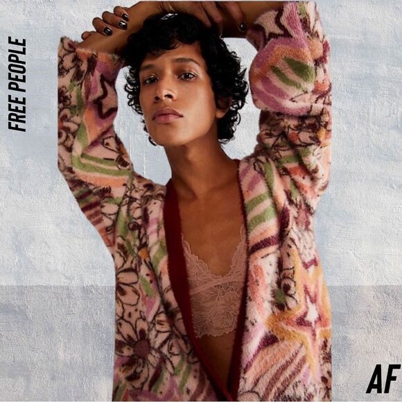 FREE PEOPLE CARSON COZY CARDIGAN NWT - Picture 3 of 10